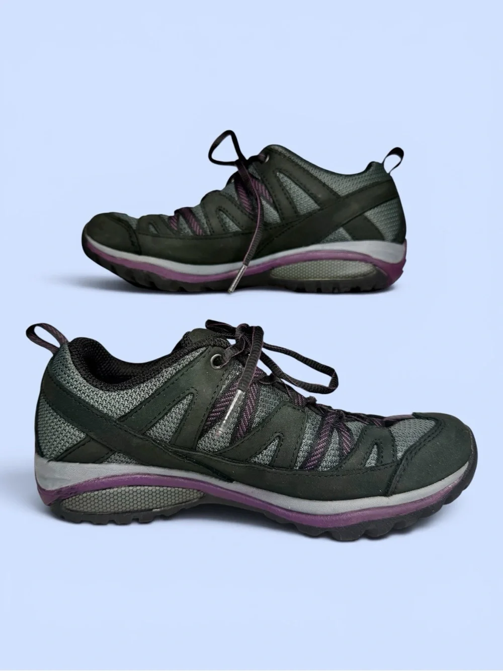 Merrell Siren Sport 3 Women’s 6.5 Black/Blackberry Vibram Trail Sneaker Gore-Tex